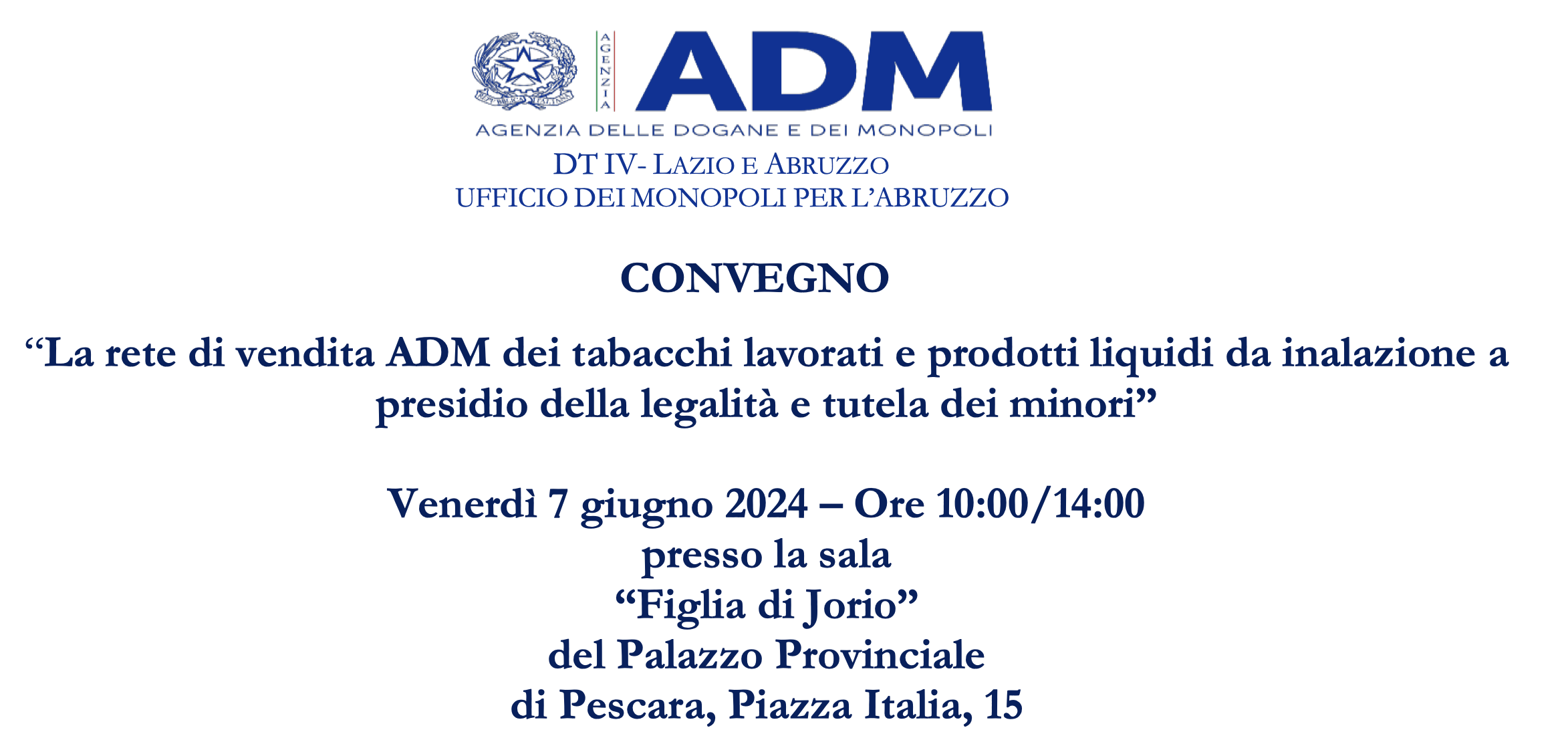 La rete di vendita ADM dei tabacchi lavorati e prodotti liquidi da inalazione a presidio della legalità e tutela dei minori